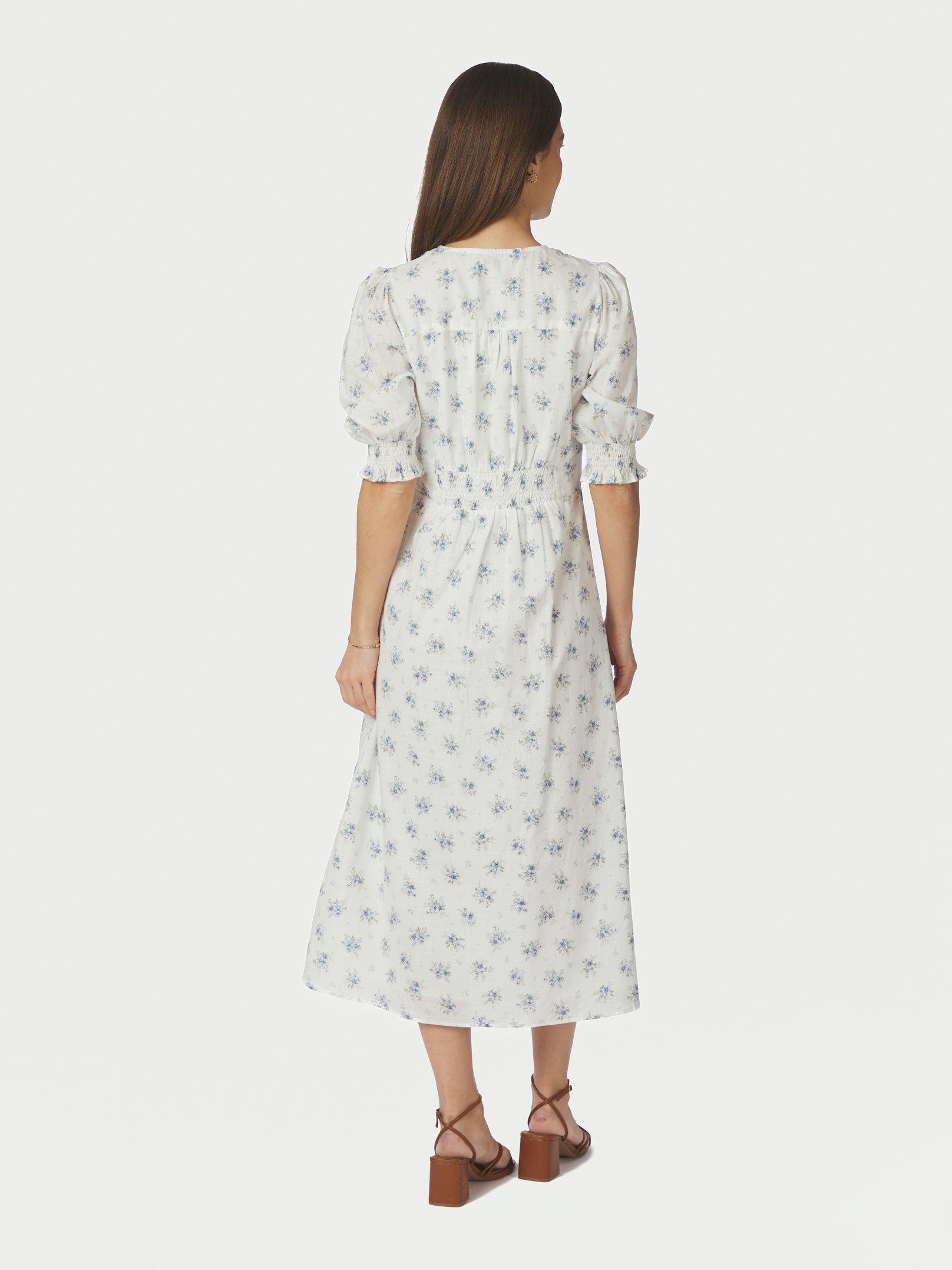 Valley Flowing Dress Light Blue - 4