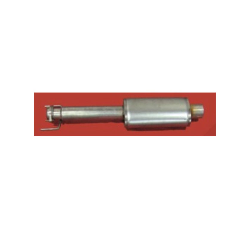 Front muffler for cat back