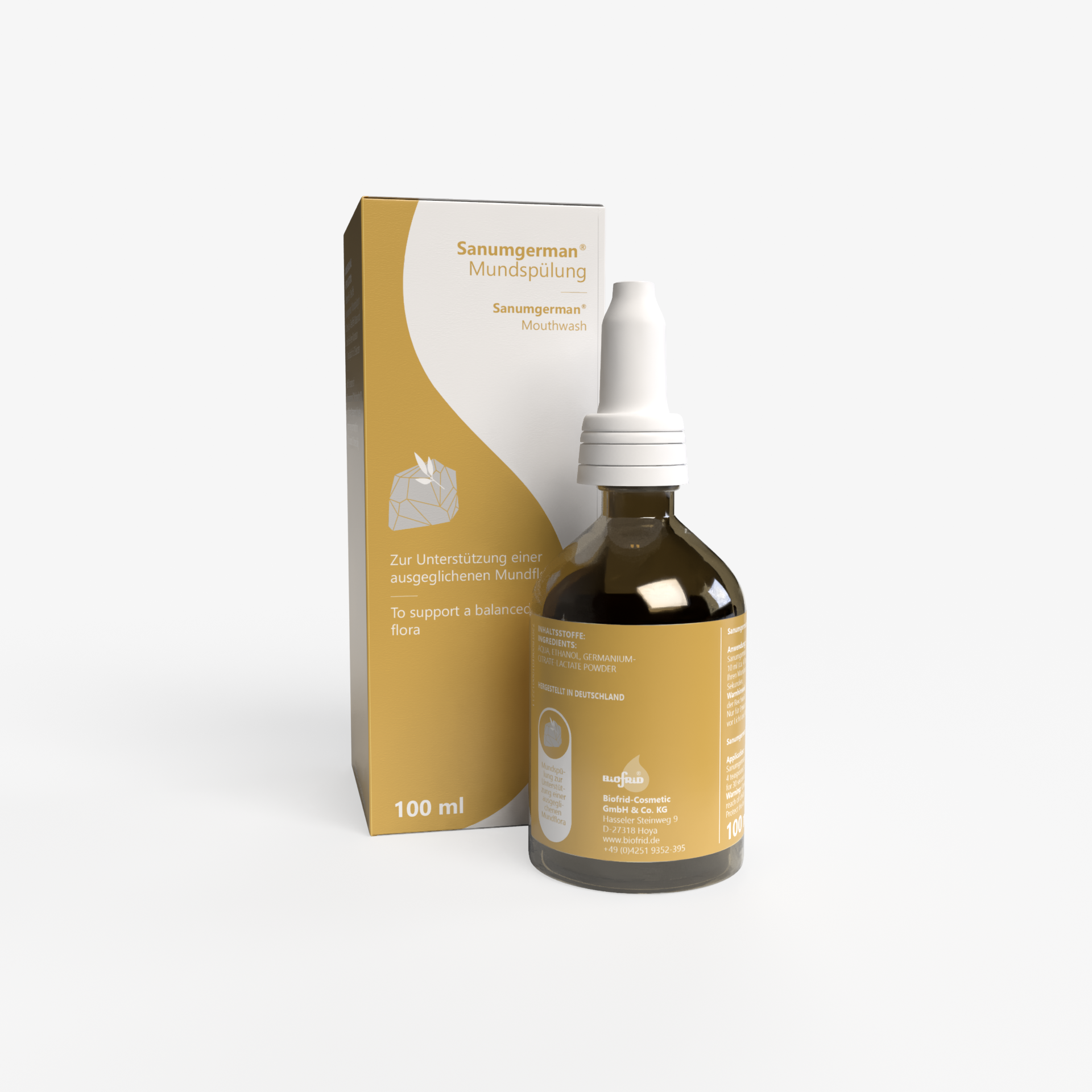 Sanumgerman munvatten dr 100 ml (23069A) - 3