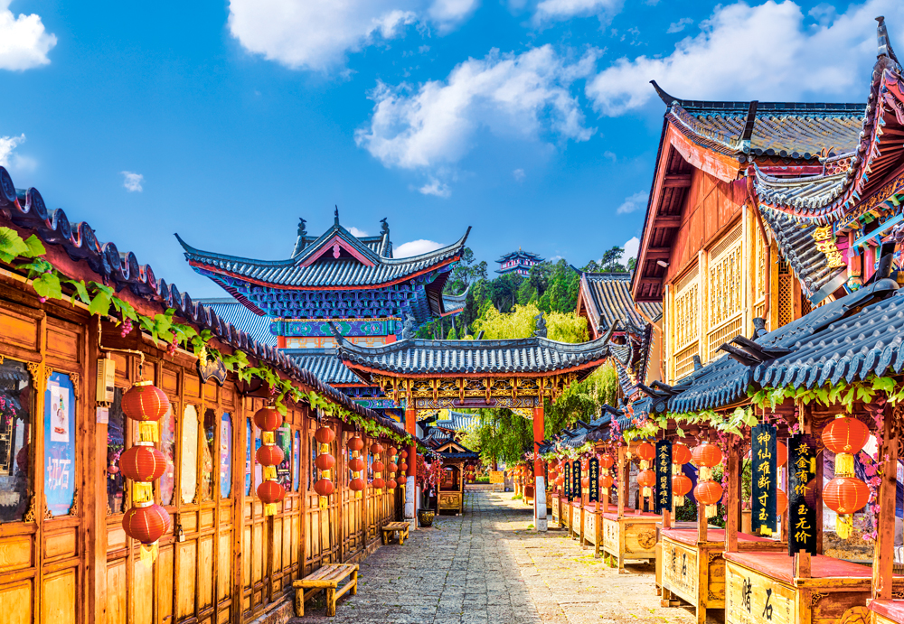 Lijiang, China, 1000-bitarspussel (C-105519)