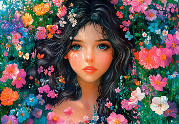 Summer Girl, puslespil med 1000 brikker (C-105458)