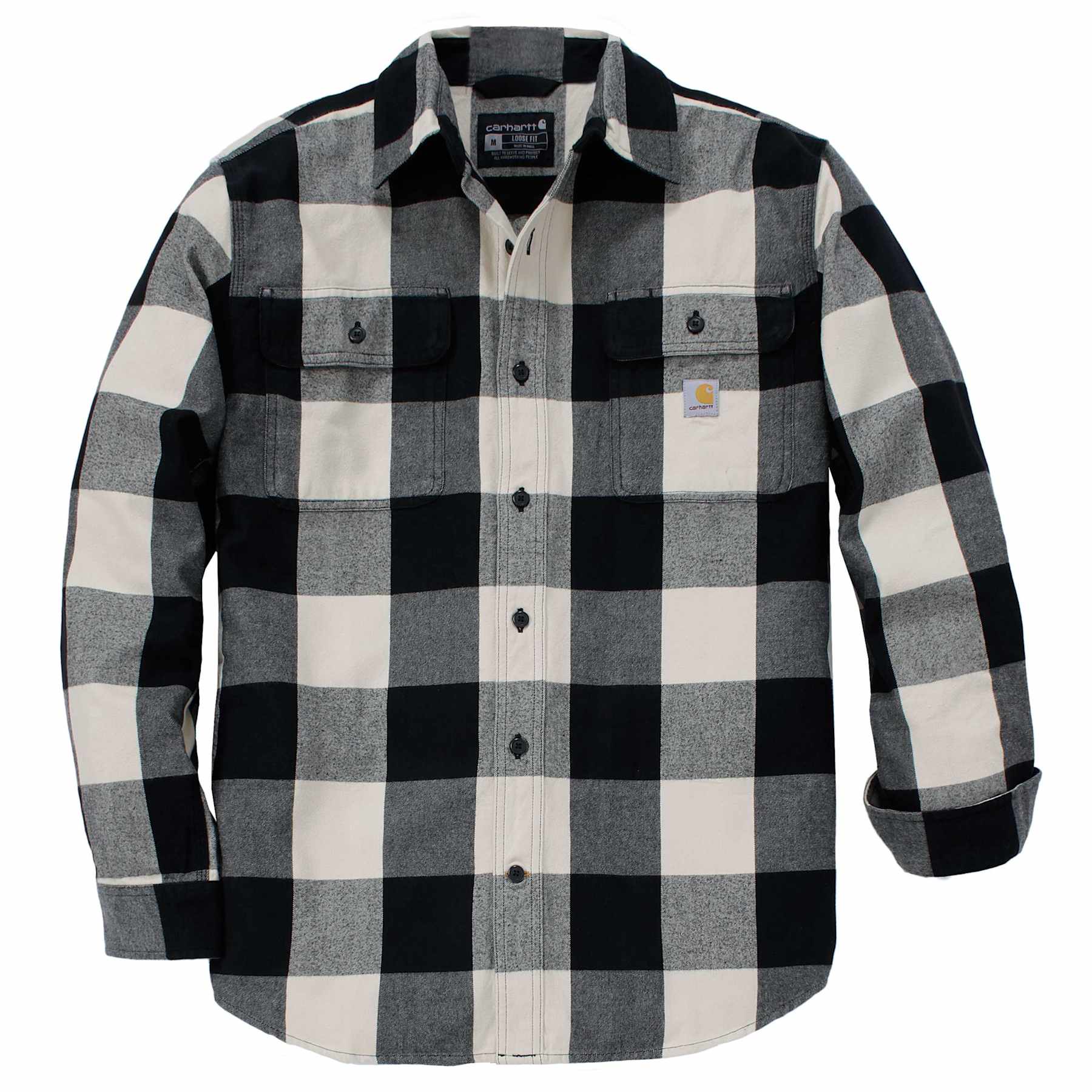 LONG-SLEEVE PLAID SHIRT