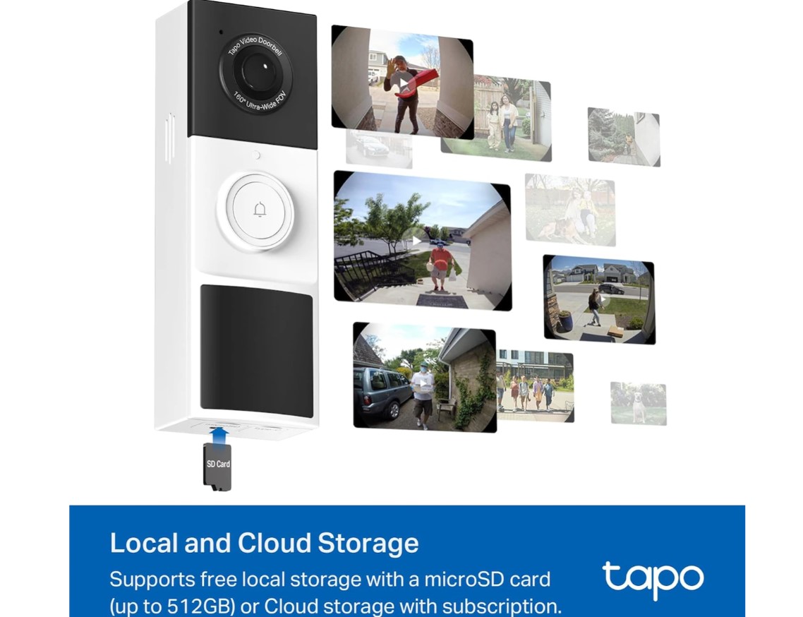 TP-Link Tapo D210 dörrklockakamera - 4