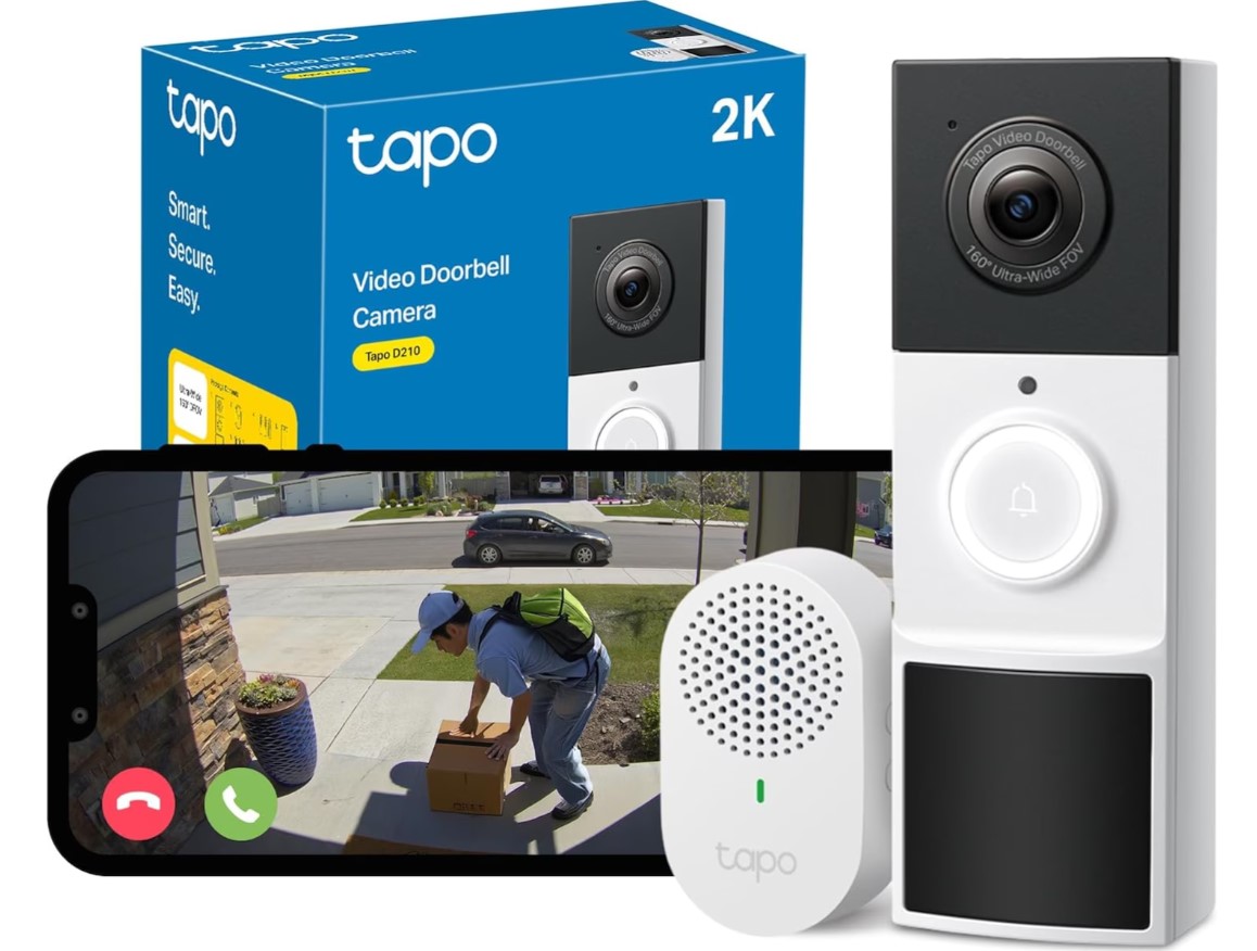 TP-Link Tapo D210 dörrklockakamera - 6