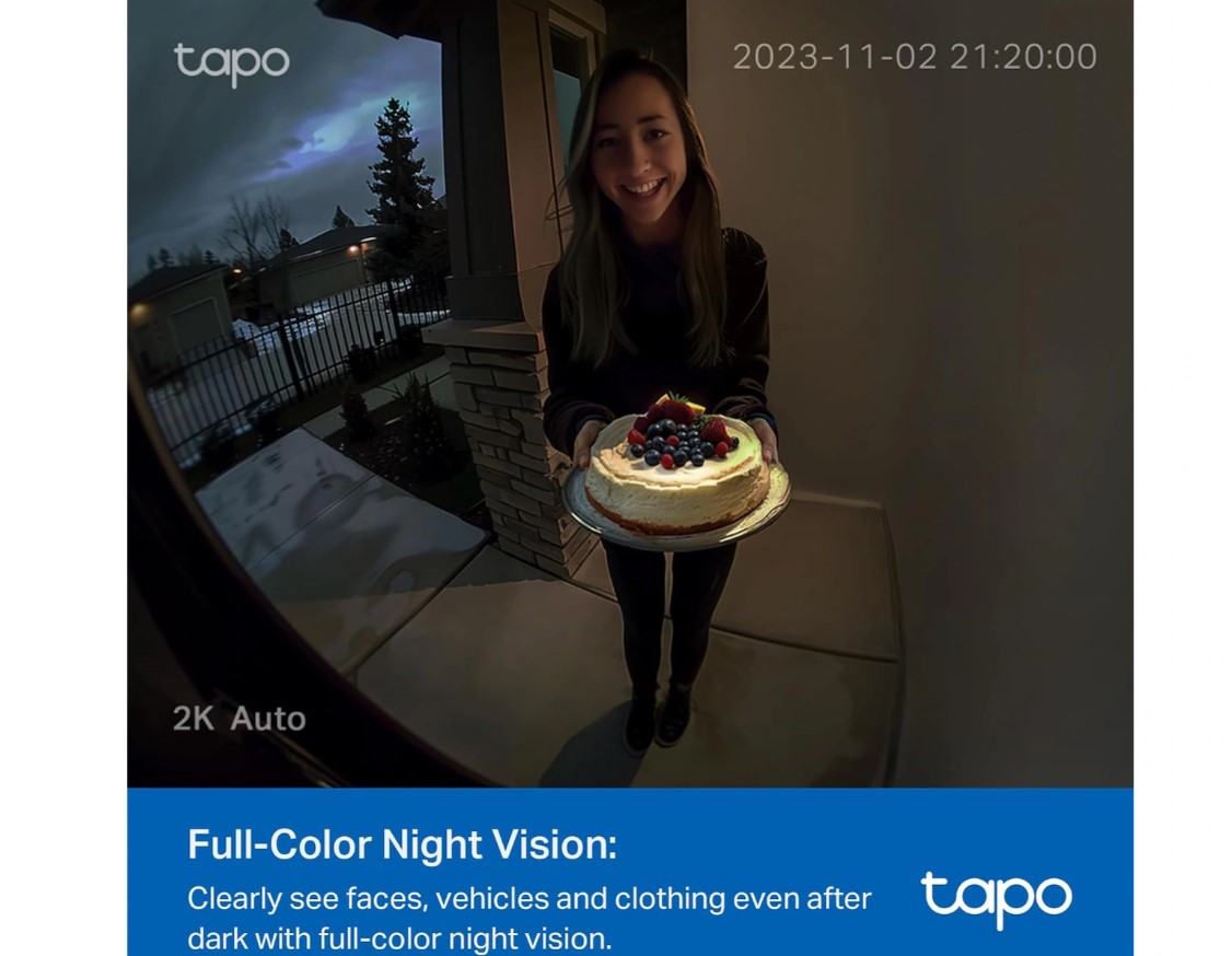 TP-Link Tapo D210 dörrklockakamera - 3