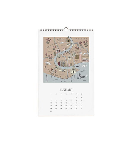 2027 Travel Sketches Väggkalender