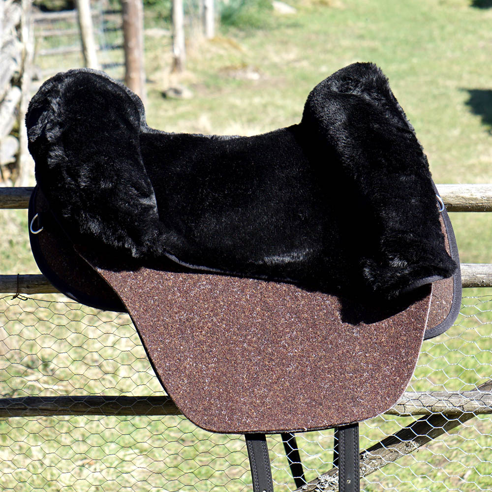 Riding pad saddle VEGAN Grandeur Tomentum Flow Finder (high withers)