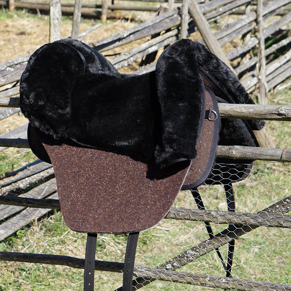 Riding pad saddle VEGAN Grandeur Tomentum Flow Finder (high withers) - 10