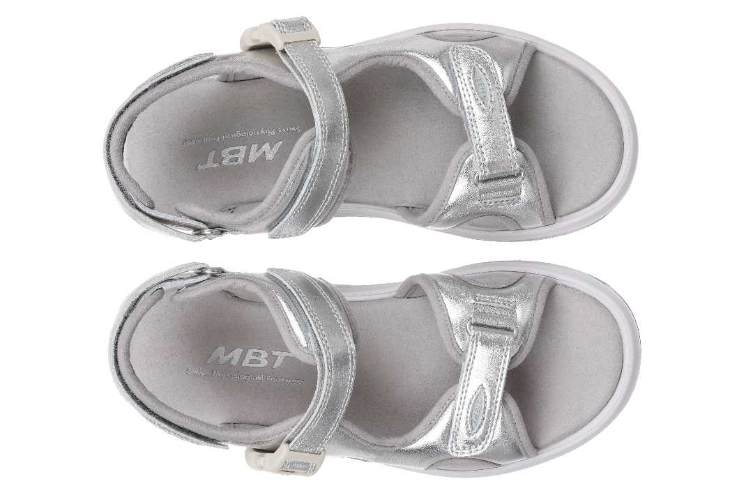 MBT KISUMU 3S Silver. Sandaler Dam. Eurostl 36-41 - 5