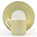 Green Coffee Cup with Golden Decor from Rosenthal 7 cm (Goldregen 1954)