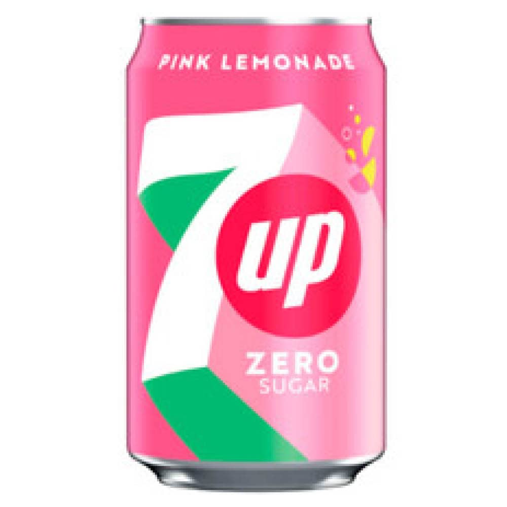 7UP Pink Lemonade Zero Sugar 330ml