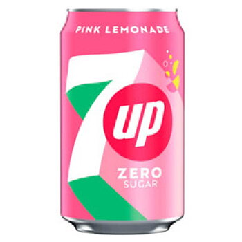 7UP Pink Lemonade Zero Sugar 330ml