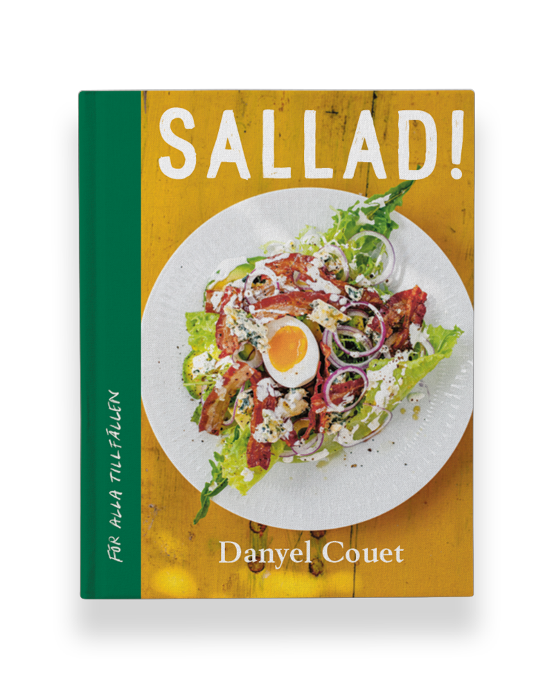 Kokbok Sallad Danyel Couet, Signerad!