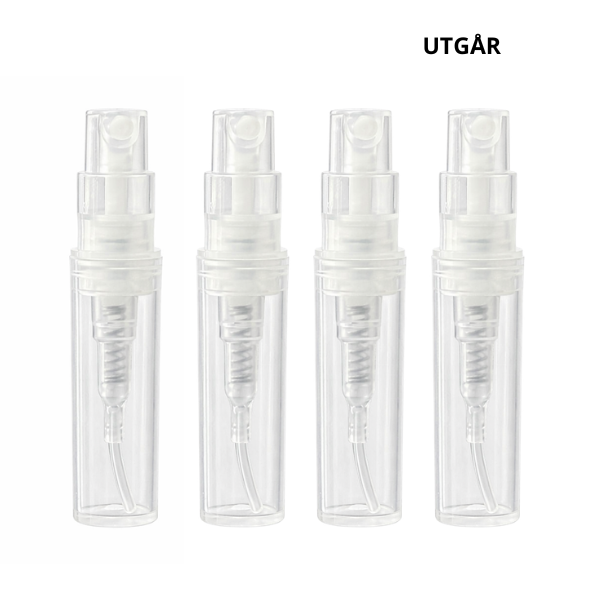 LITEN FLASKA MED SPRAYKORK 2 ML / 4-PACK