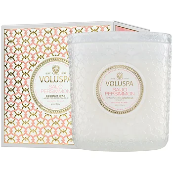 Voluspa Saijo Persimmon Boxed Luxe Jar Candle