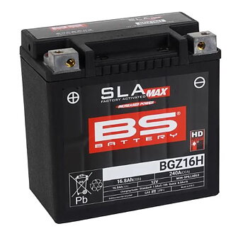MC/ATV Batteri 12V 16Ah BS Battery BGZ16H – AGM Heavy Duty