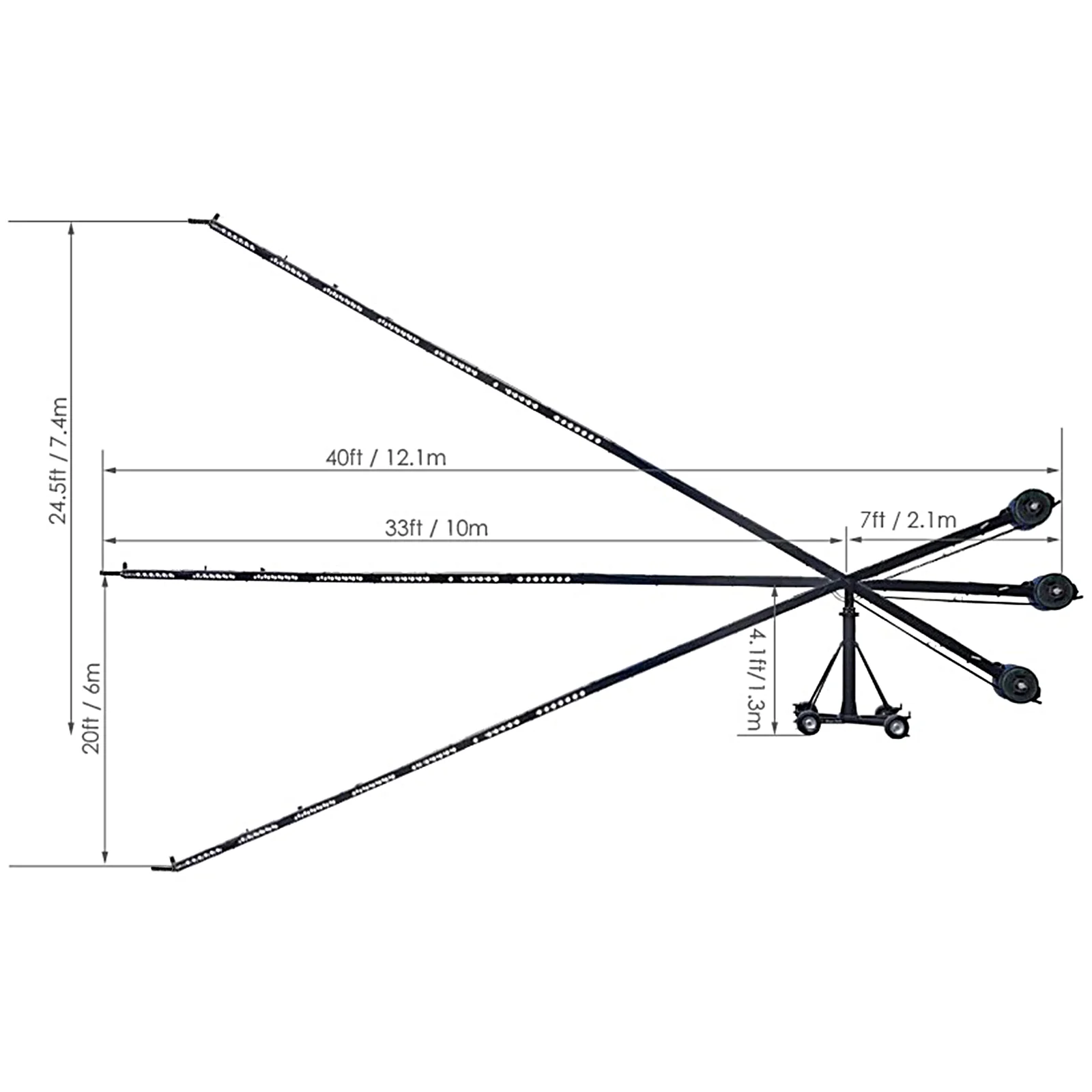 Proaim 40ft Fraser Camera Crane Jib Starter Package - 5