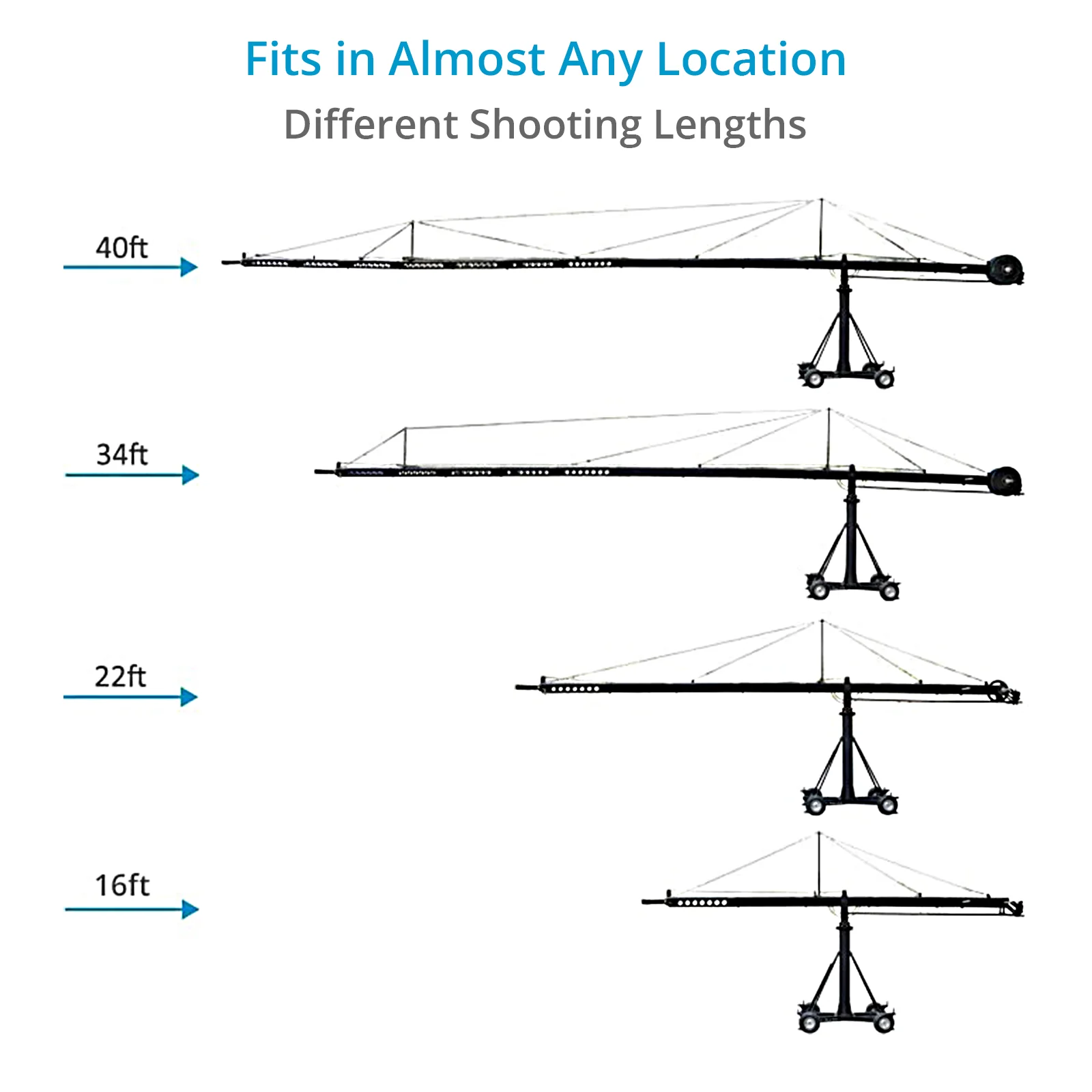 Proaim 40ft Fraser Camera Crane Jib Starter Package - 4
