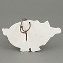 Stig Lindberg (1970) Gingerbread Pig Wall Plaque 11 cm (Rare Color) (2)