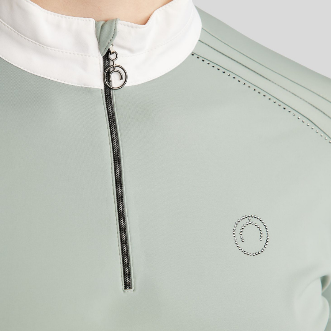 MONTAR MOPEARL COMPETITION SHIRT PINTUCKS AND GUN METAL - TURIN - 3