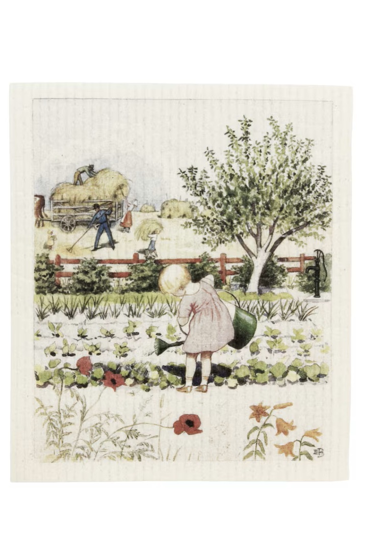 Dishcloth - Elsa Beskow - Harvest Day
