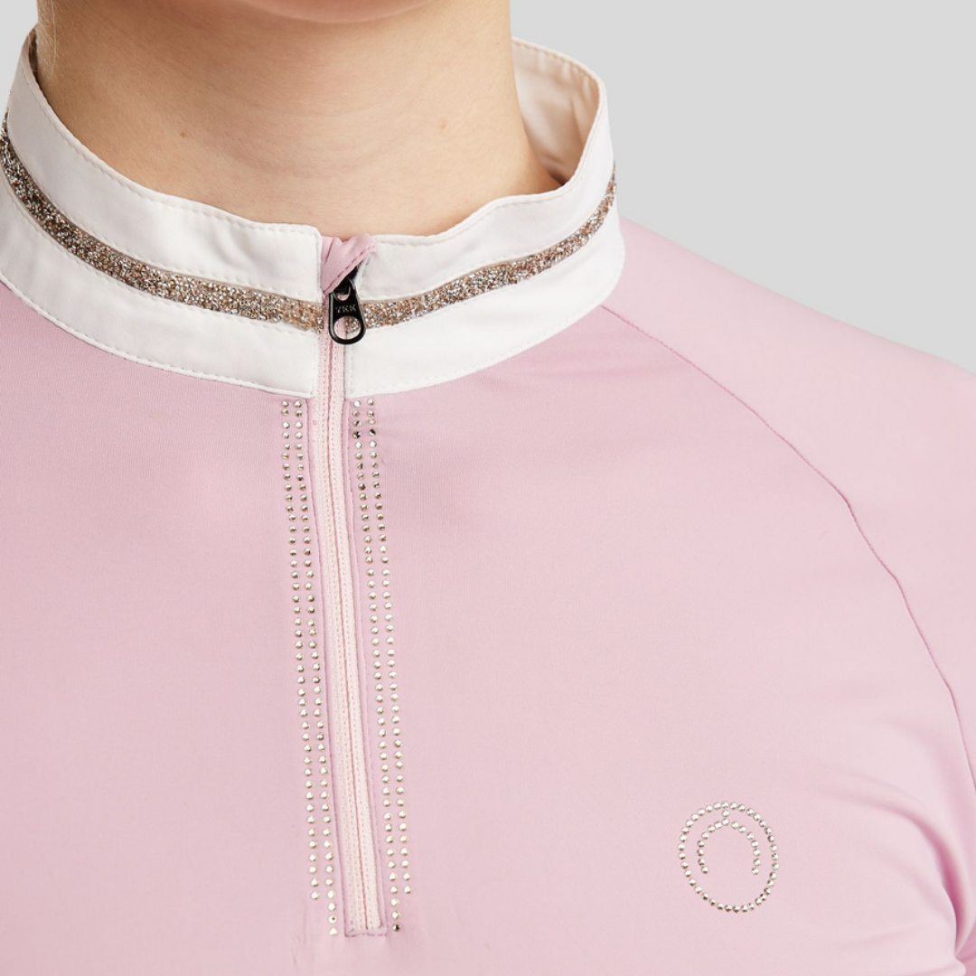 MONTAR MOLILA SS COMPETITION SHIRT CHAMPAGNE CRYSTAL - CANDY PINK - 3