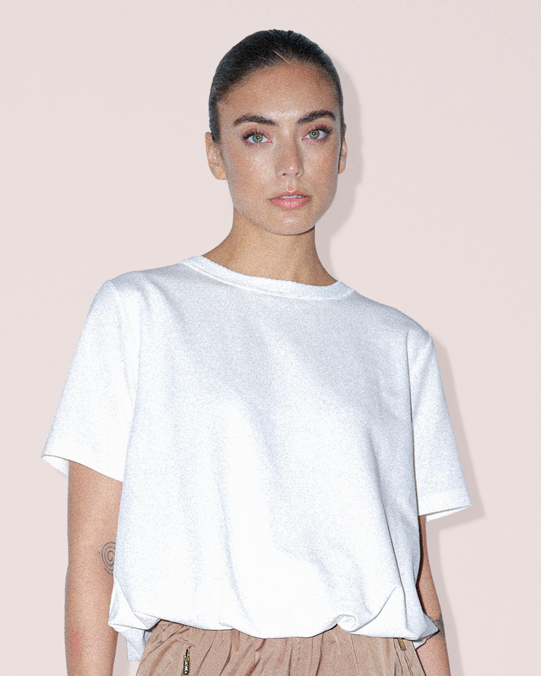 Topp Karoline resår nedtill offwhite