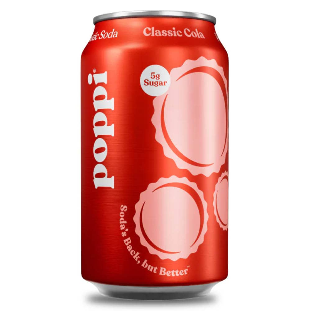 Poppi Classic Cola Prebiotic Soda 355ml