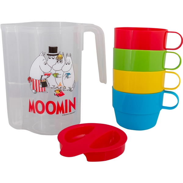 Mumin Picknick Kanna och Mugg 5-delar -Färg - 2