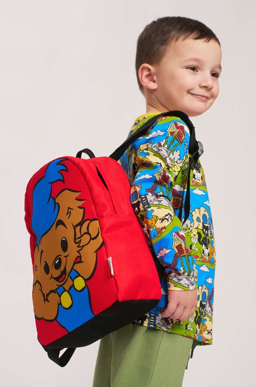 Ryggsäck Bamse - Röd - 2