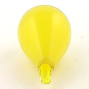 Ingeborg Lundin (1960s) Yellow Glass Raindrop Vase 9 cm