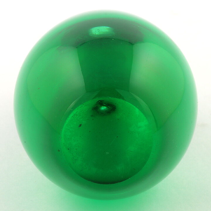 Ingeborg Lundin (1960s) Green Glass Raindrop Vase 13 cm