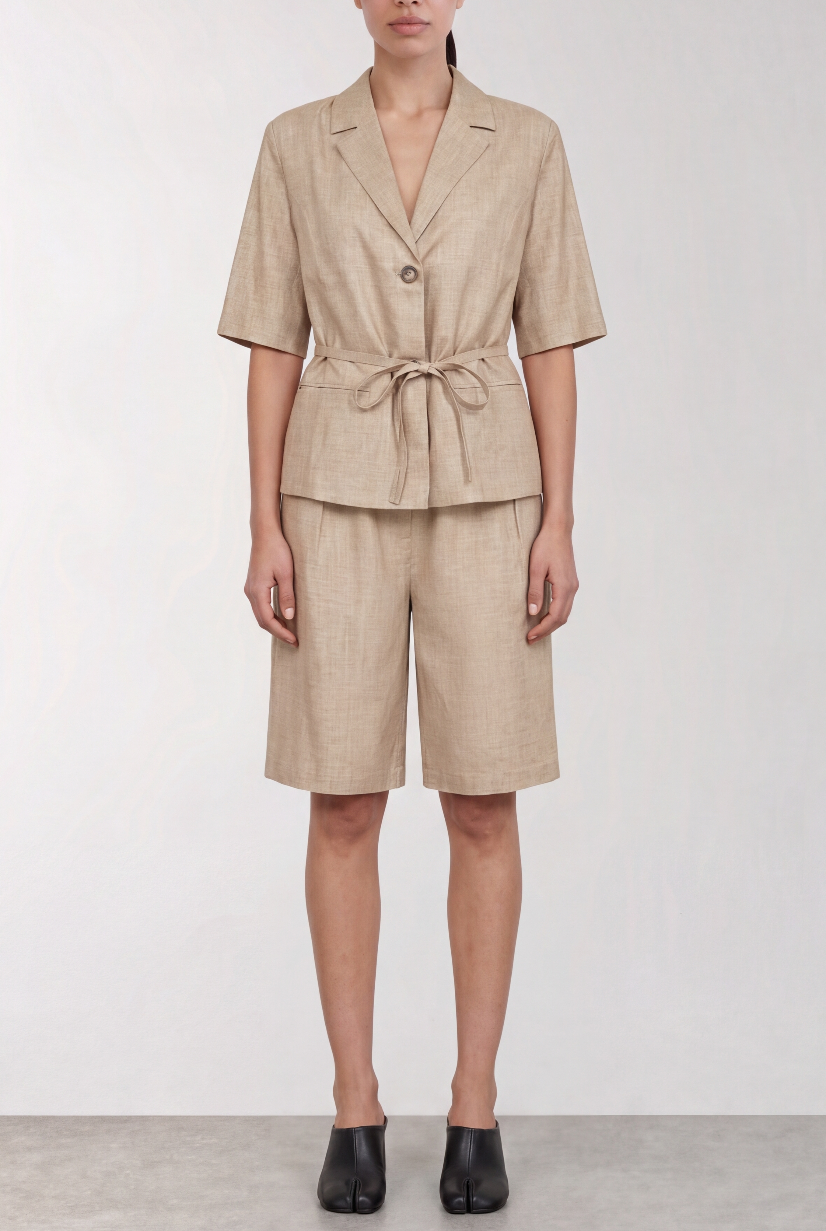 Leveté Room - Riot 1 Shorts Plaza Taupe Mel - 3