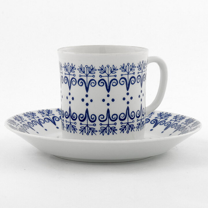 Sven Erik Skawonius (Palma 1965) Coffee Cup with Blue Decor 8 cm  [Sample Images]
