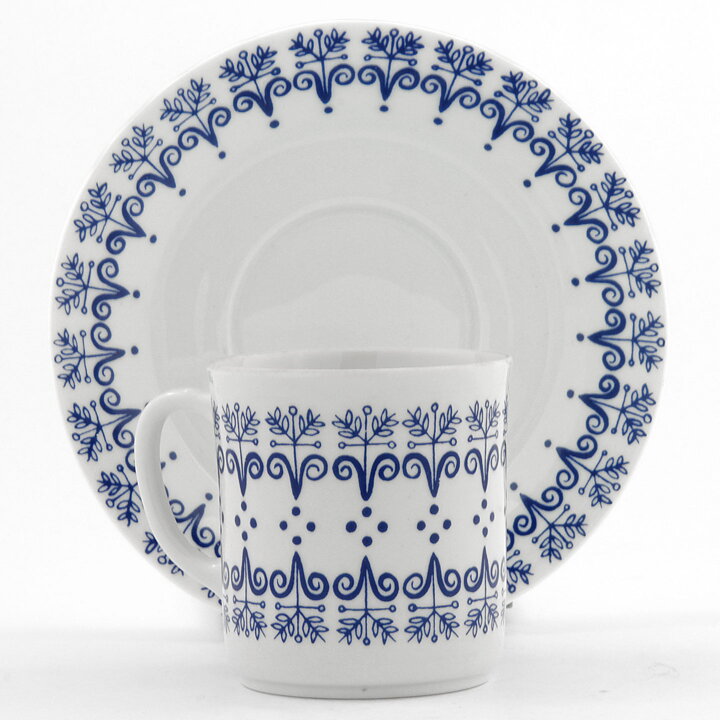 Sven Erik Skawonius (Palma 1965) Coffee Cup with Blue Decor 8 cm  [Sample Images]