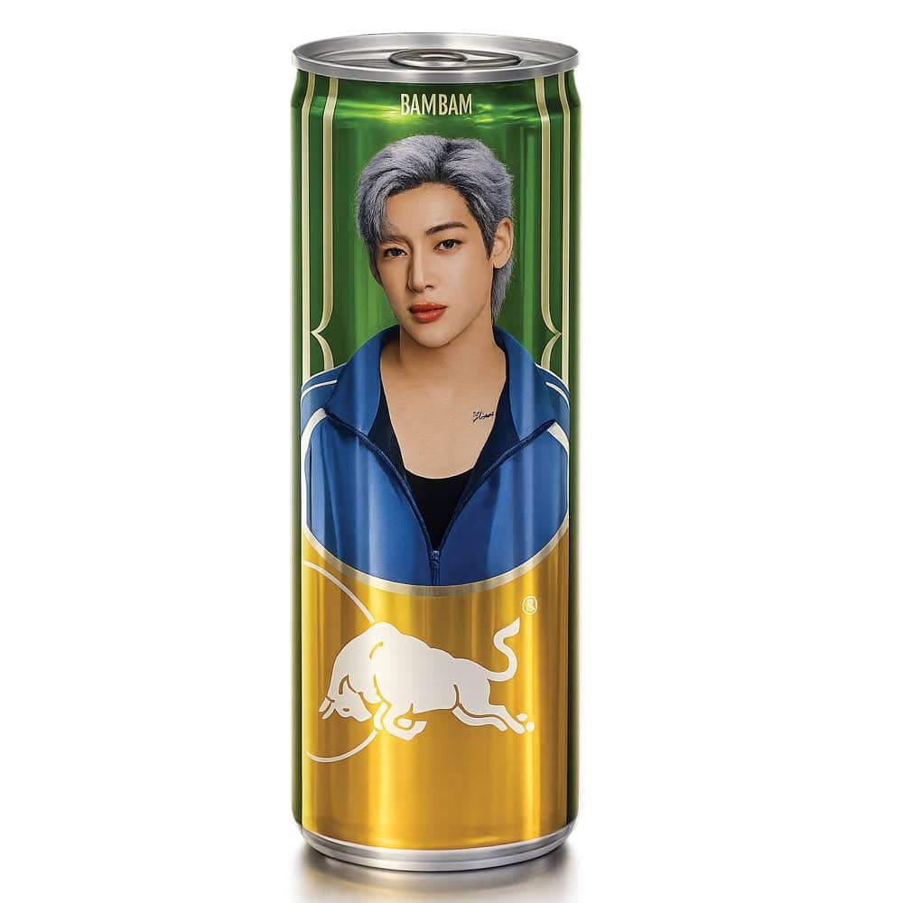 Red Bull Apple Muscat Grape Zero Sugar BamBam Limited Edition 250ml