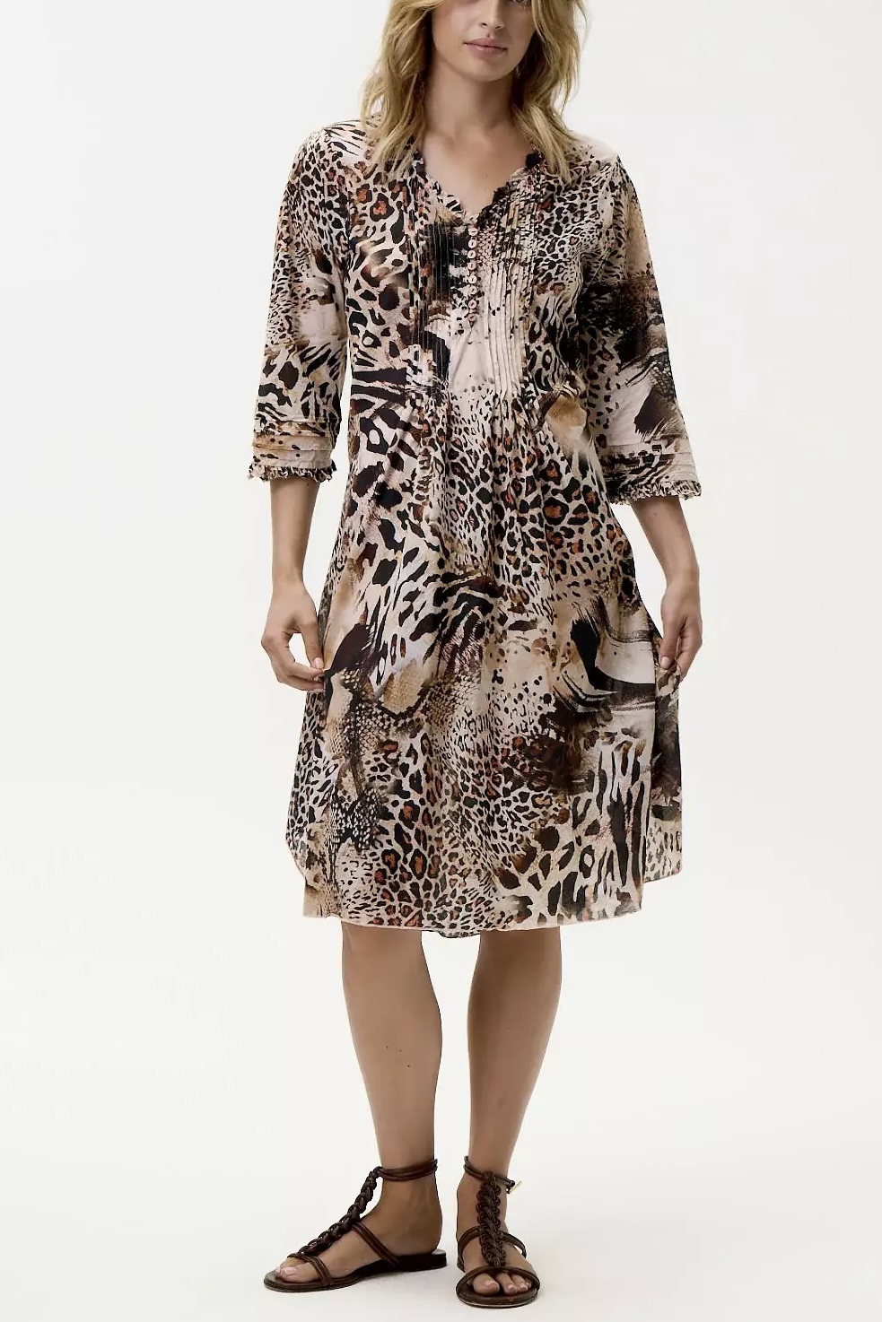 One Season - Middy Poppy Cote D' Azur Cotton Safari