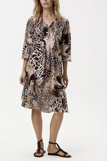 One Season - Middy Poppy Cote D' Azur Cotton Safari