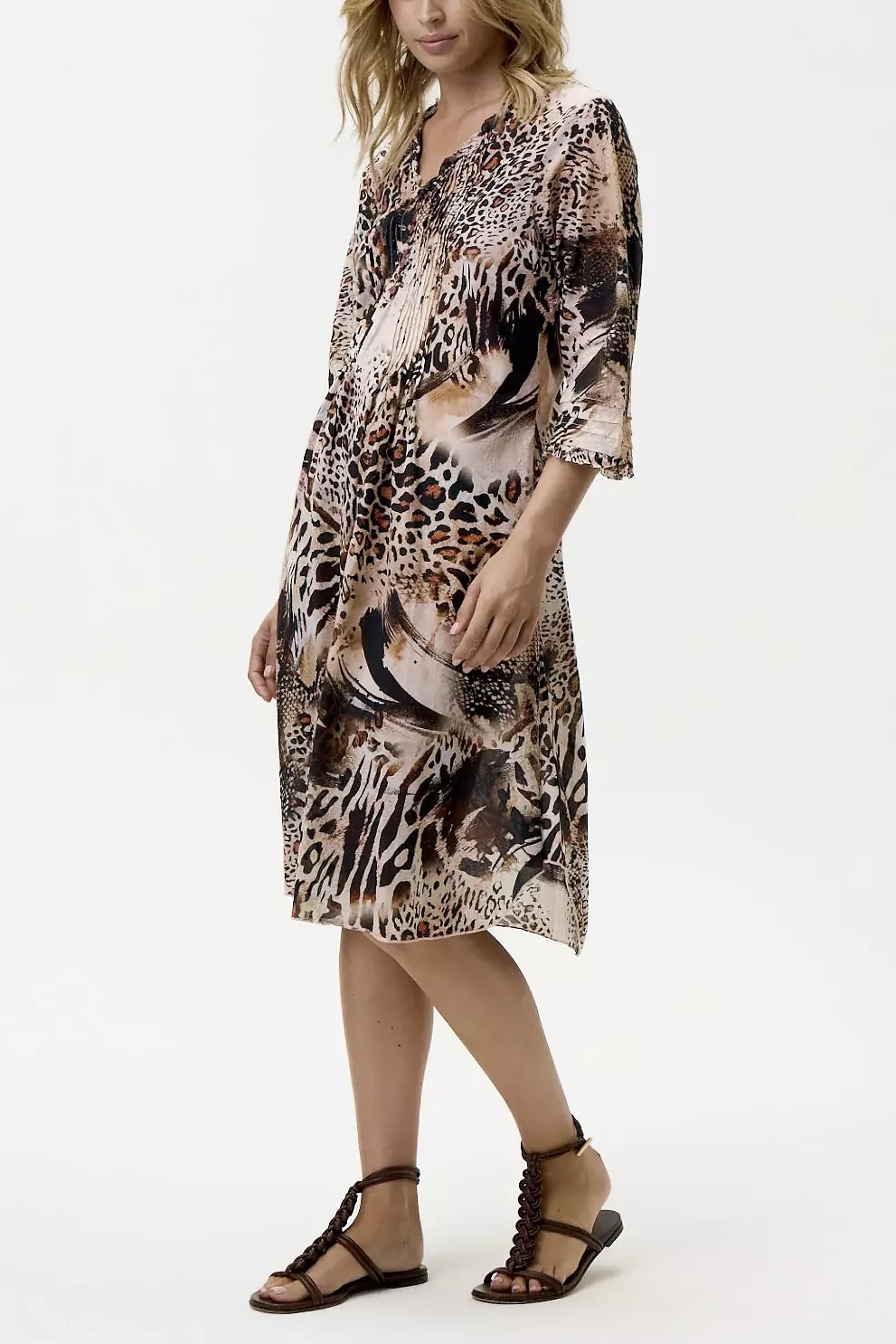 One Season - Middy Poppy Cote D' Azur Cotton Safari - 3
