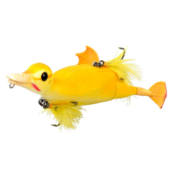 3D Suicide Duck 10.5 CM 28G Floating Yellow