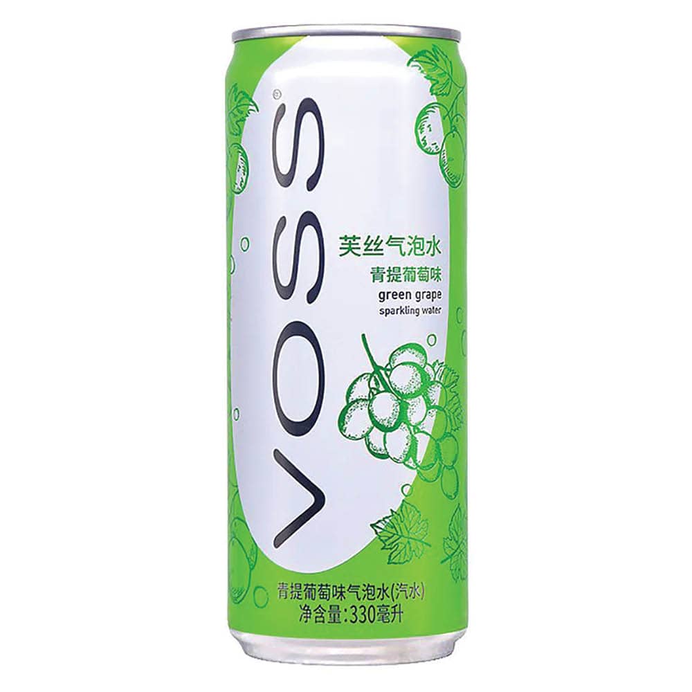 Voss Sakura Green Grape Sparkling Water 330ml