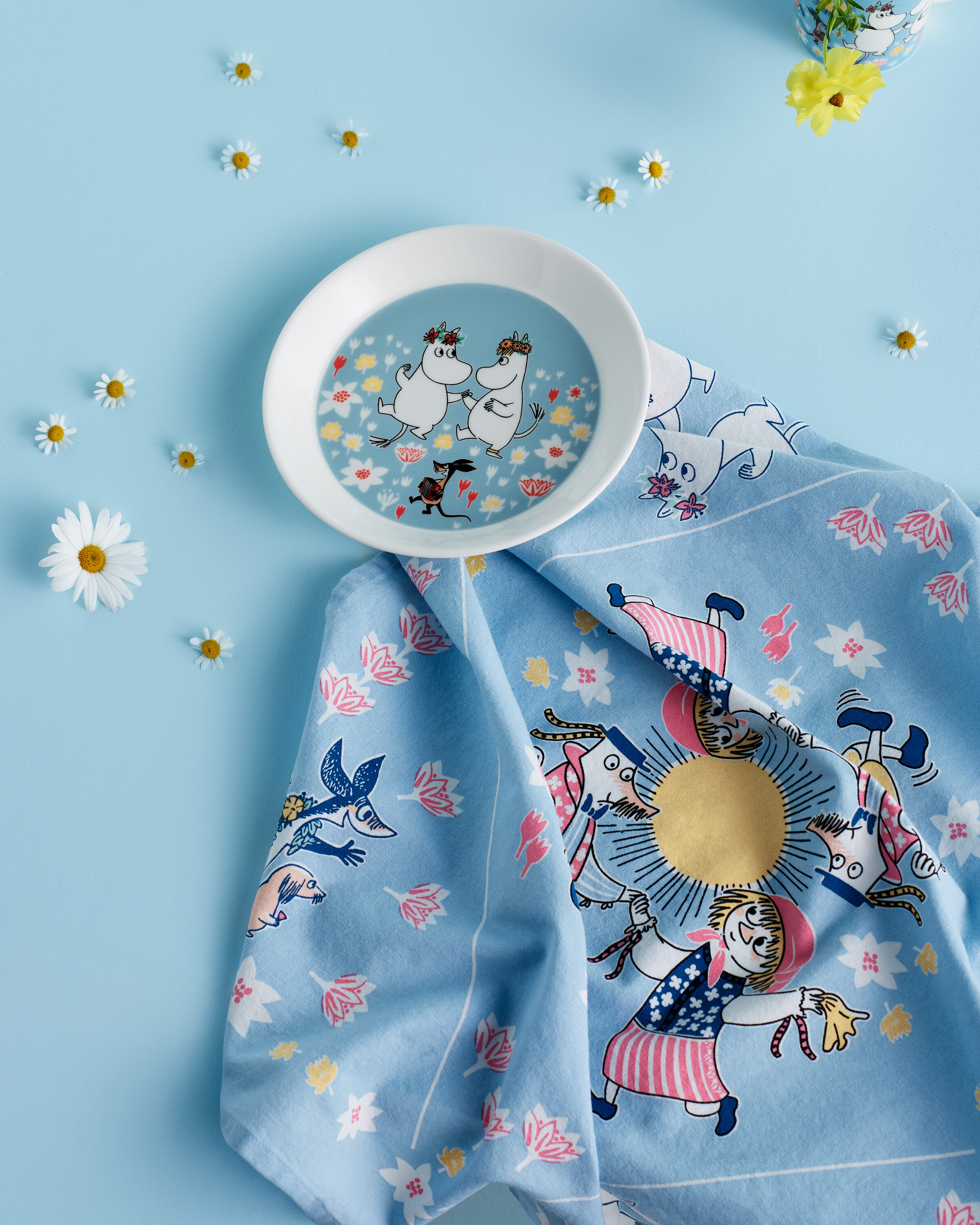 Arabia Moomin Plate 19 cm - Summer Dance (Sweden exclusive) - 3