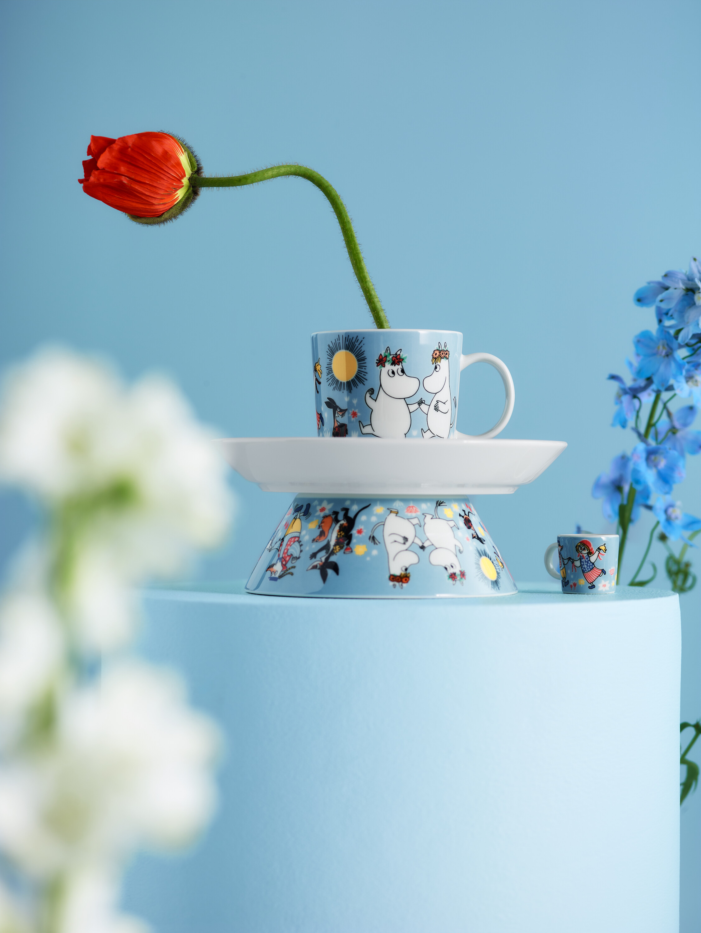Arabia Moomin bowl - Summer Dance (Sweden exclusive) - 4