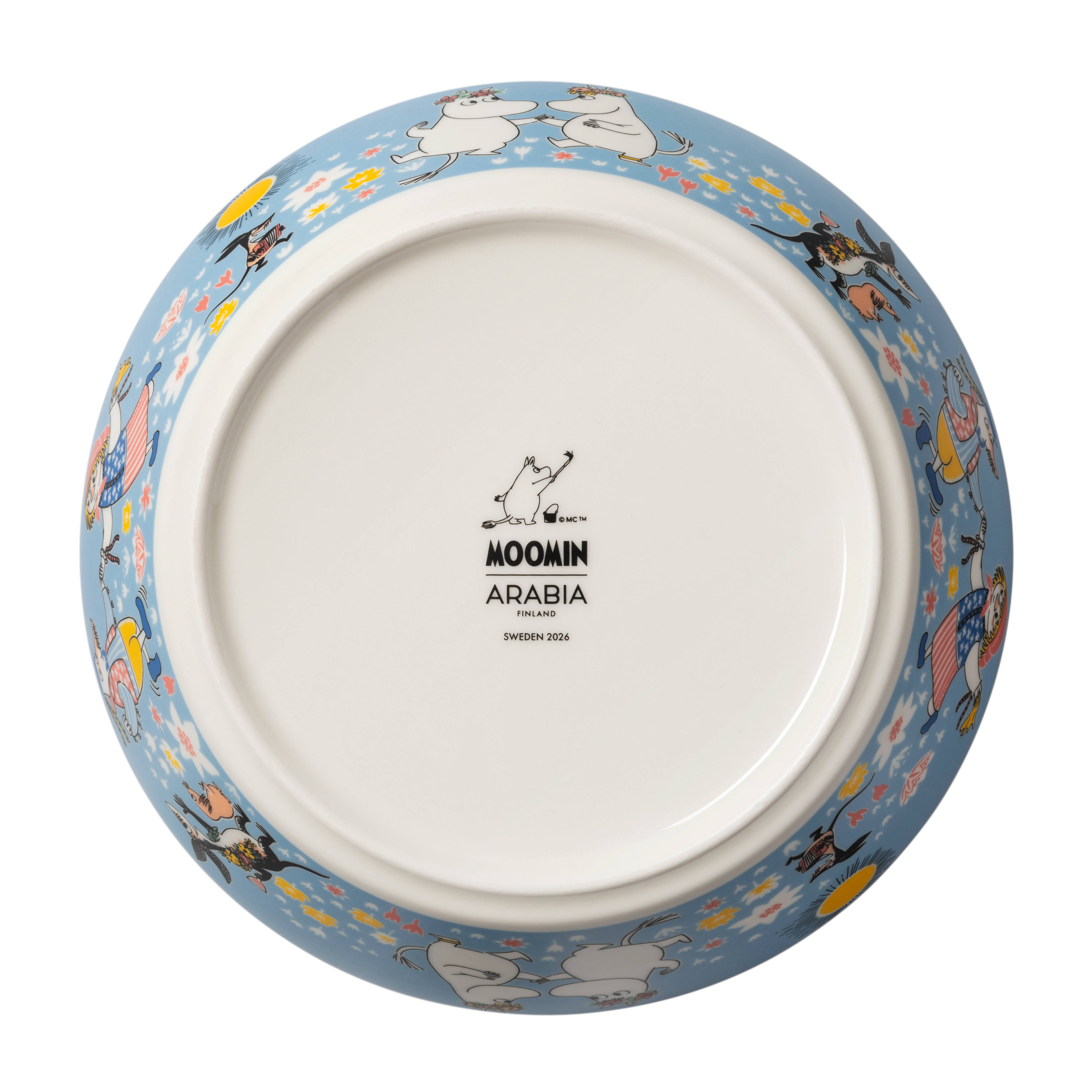 Arabia Mumin Serveringsskål 23 cm - Sommardans (Sverigeexklusiv) - 3