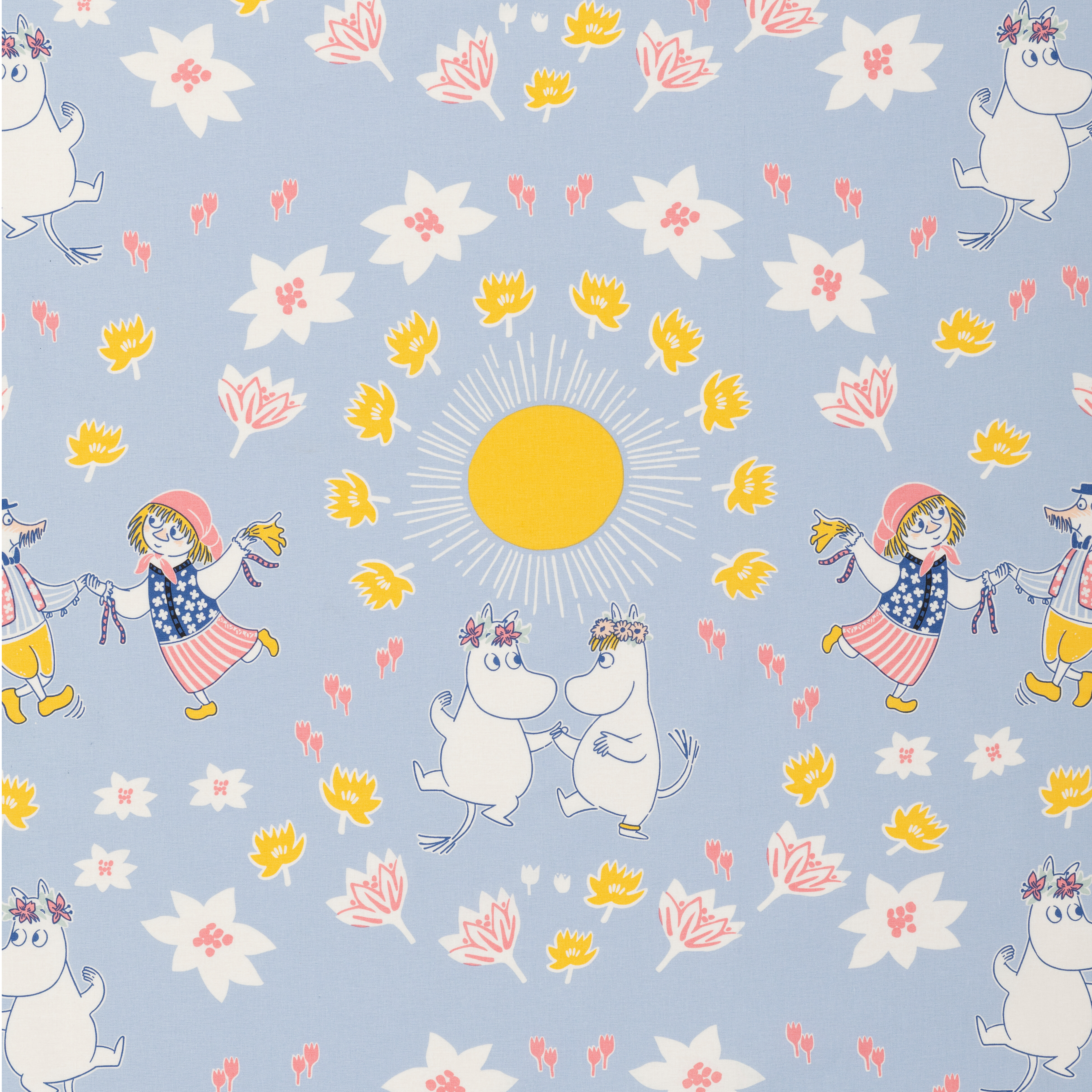 Mumin Bordsduk 250 x 140 cm - Sommardans (Sverigeexklusiv) - 3