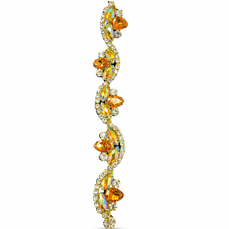 STRASSBAND - guld/orange - 2