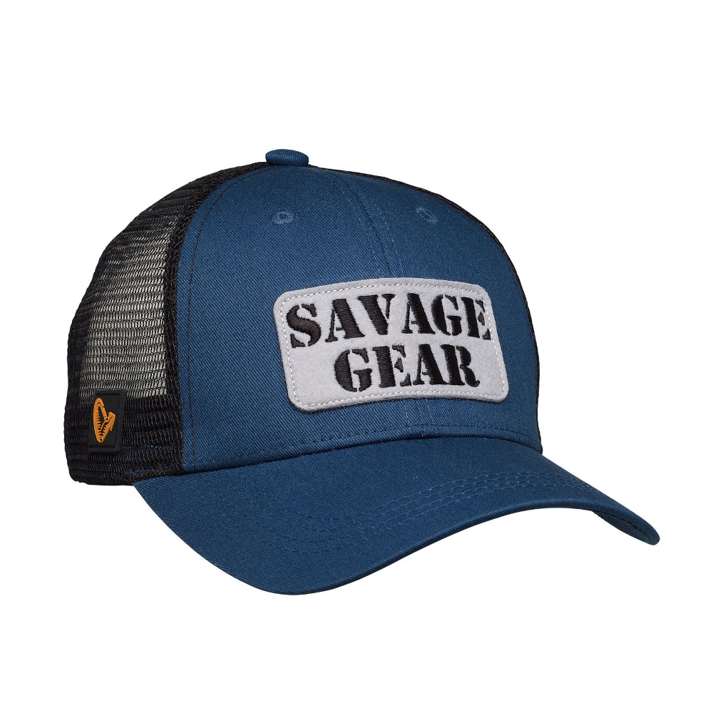 Logo Badge cap one size teal blue