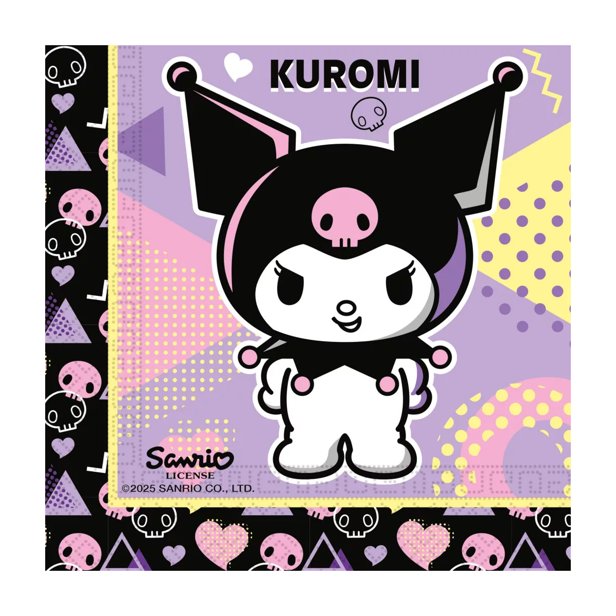 Kuromi Pop Art Servetter 20-pack