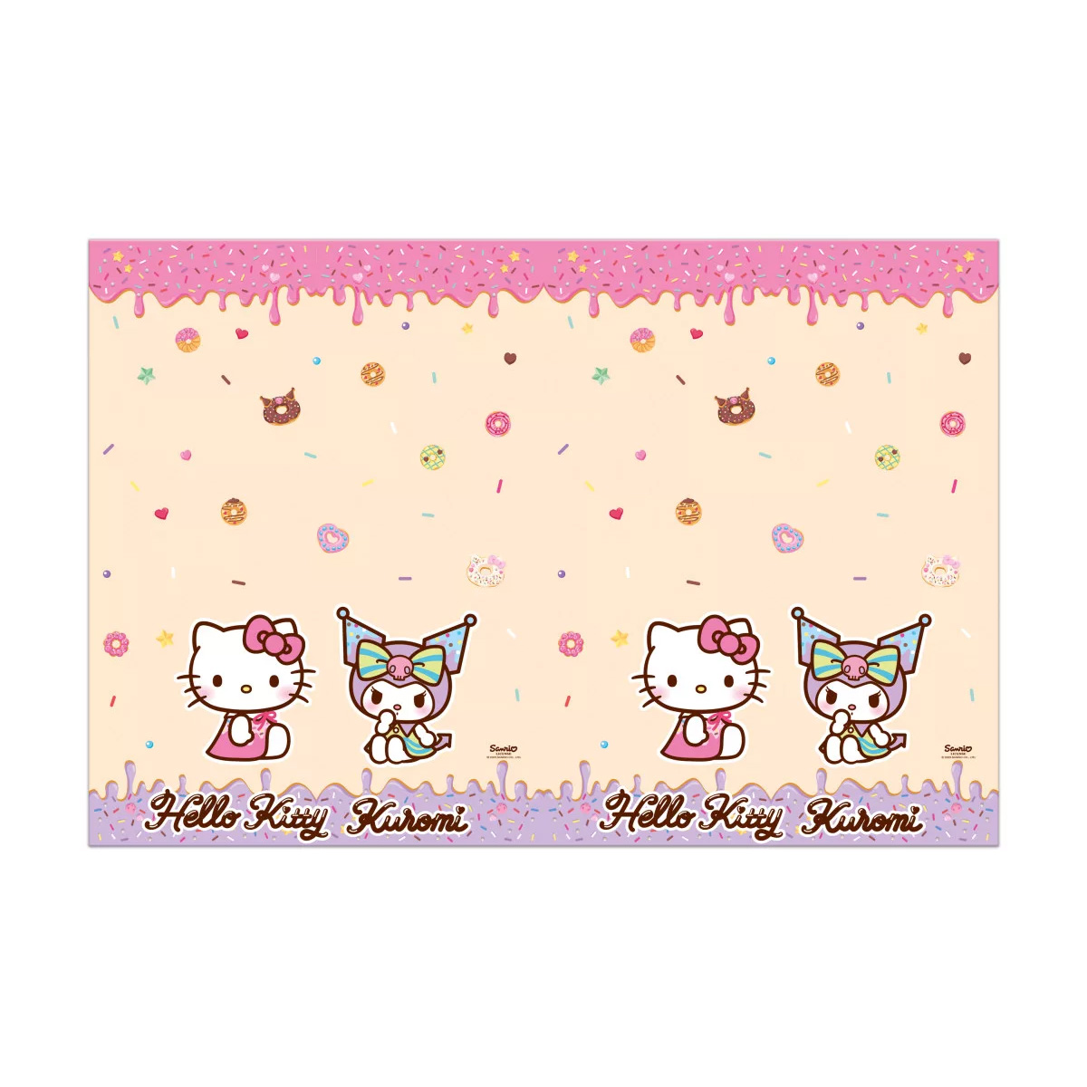 Hello Kitty & Kuromi Plastduk 120 x 180 cm