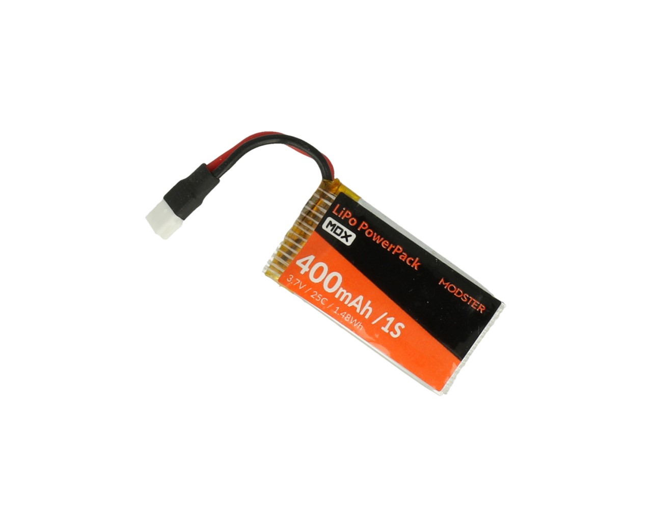 MODSTER LiPo Battery 1S 3.7V Lipo 400mAh MODSTER MDX